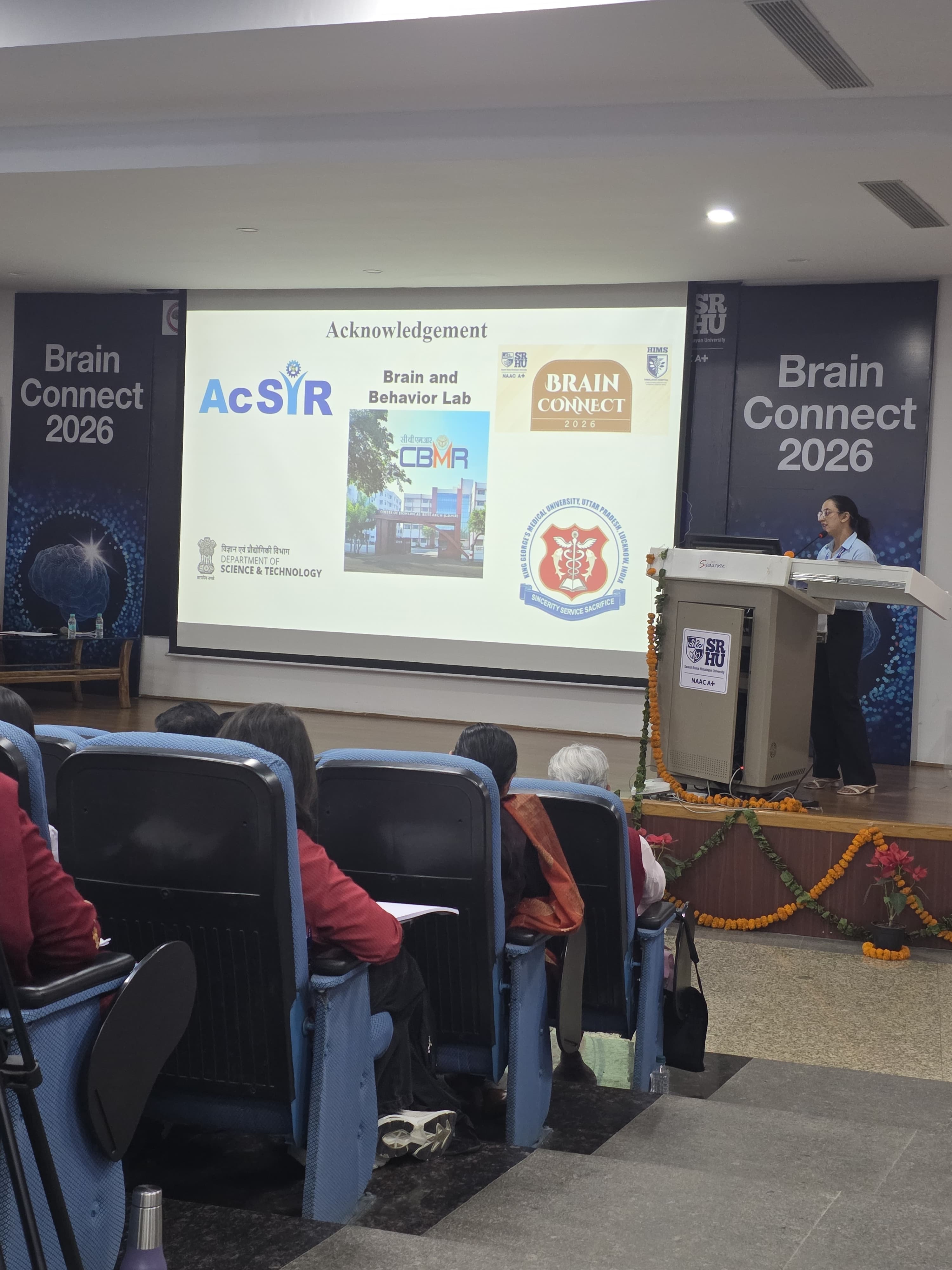 Kalpana Presented an Oral Presentation